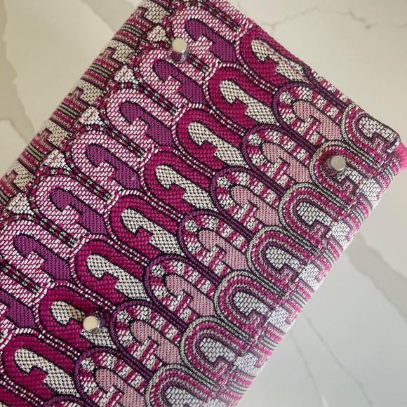 FURLA opportunity pink monogram-jacquard tote bag SUMMER BARBIECORE MOB WIFE - Picture 9 of 9